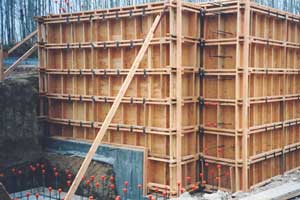 Custom foundation concrete wall forms