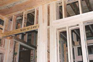 All framing with dimensionally stable engineered wood