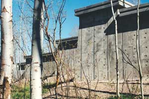 Foundation built without damaging site